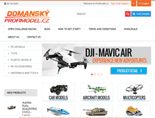 Tablet Screenshot of profimodel.cz